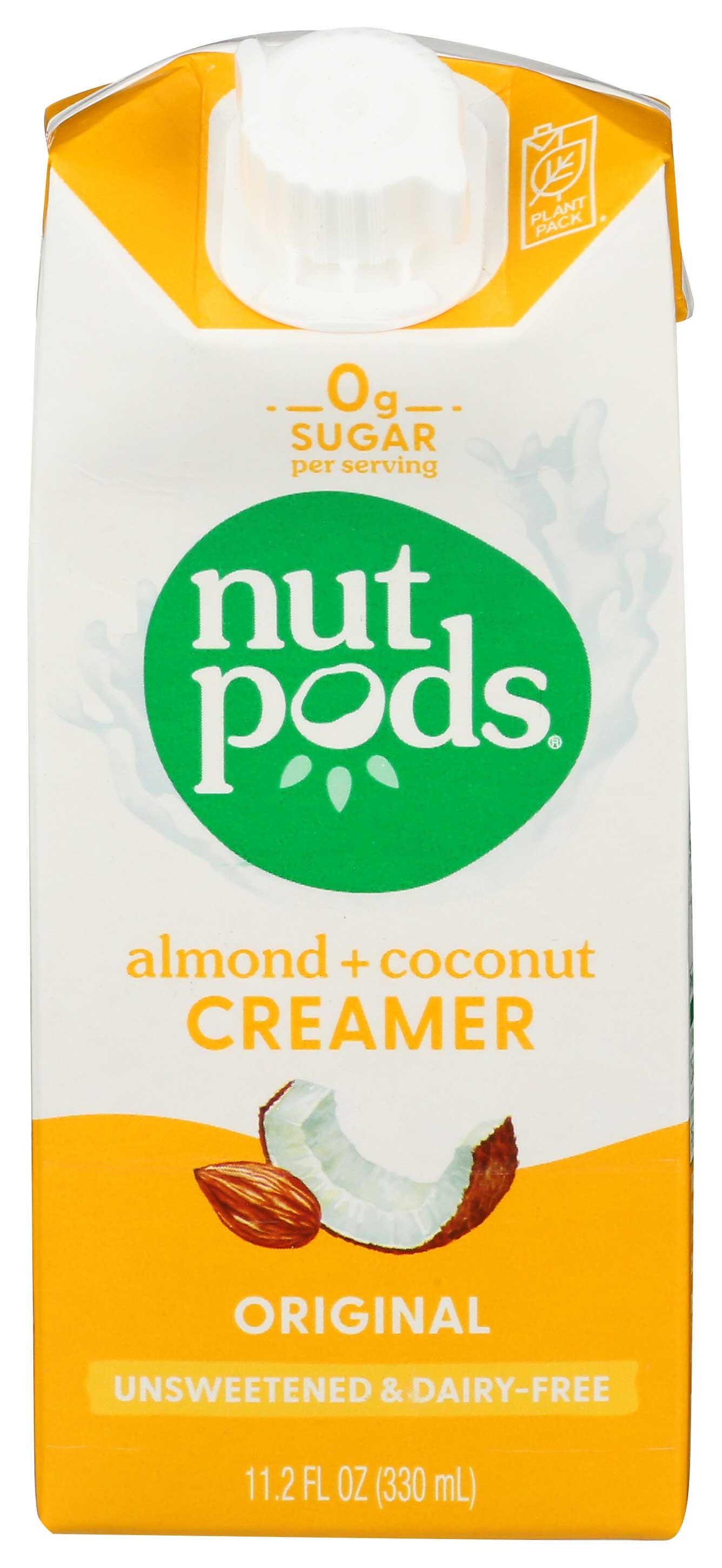 Nutpods Unsweetened Original Creamer, 11.2 Fluid Ounce -- 12 Per Case