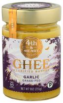 4th Heart California Garlic Grass Fed Ghee Butter, 9 Ounce -- 6 per case