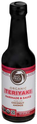 Big Tree Farms Organic Teriyaki Coconut Aminos Marinade and Sauce, 10 Fluid Ounce -- 6 per case