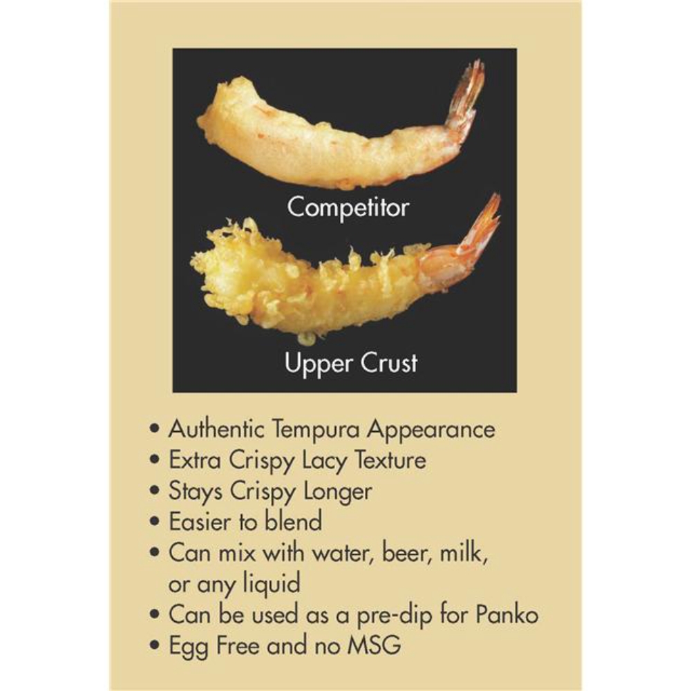 Upper Crust Enterprises Gourmet Tempura Batter Mix, 30 Pound