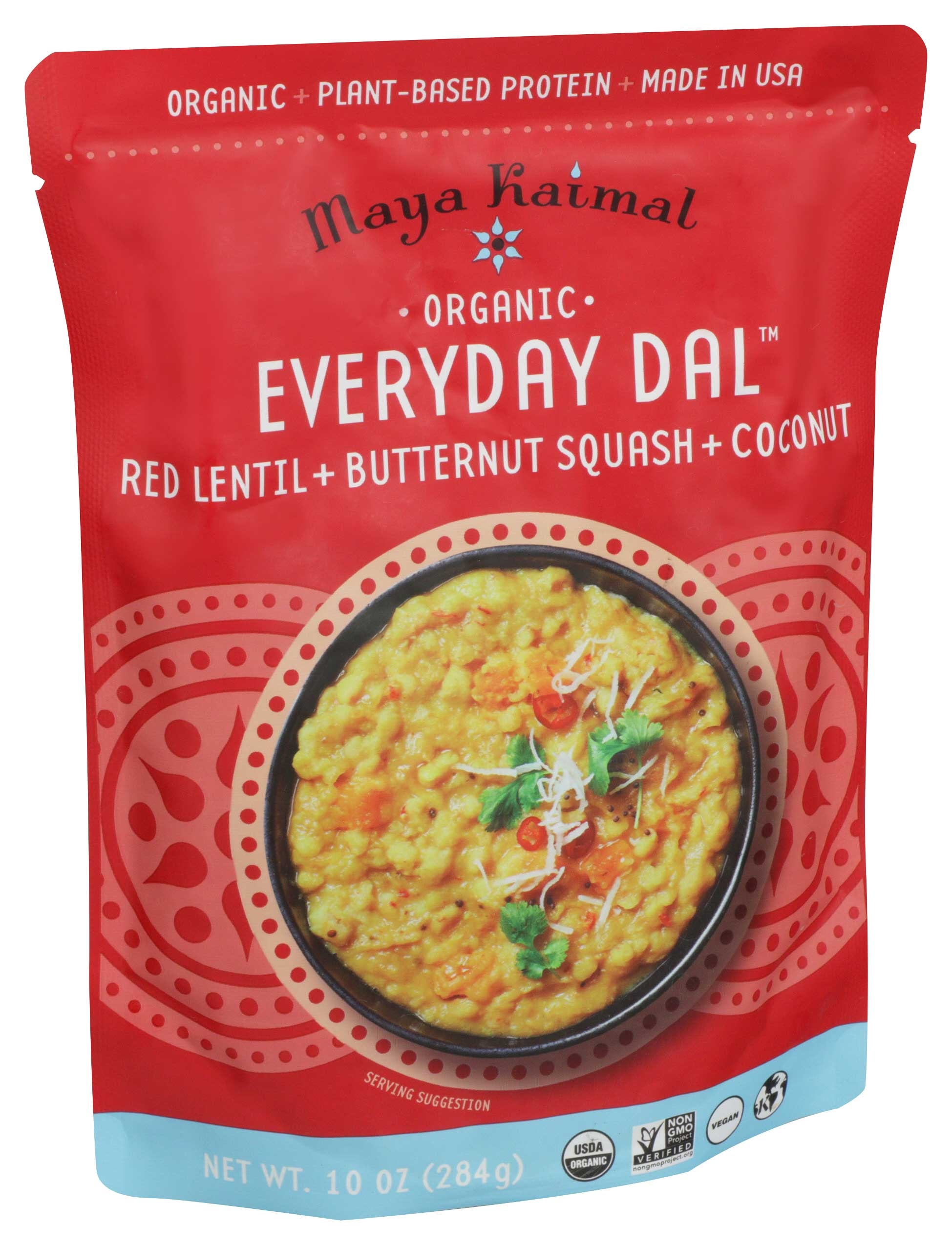 Maya Kaimal Red Lentil Butternut Squash Coconut Everyday Dal, 10 Ounce -- 6 per case