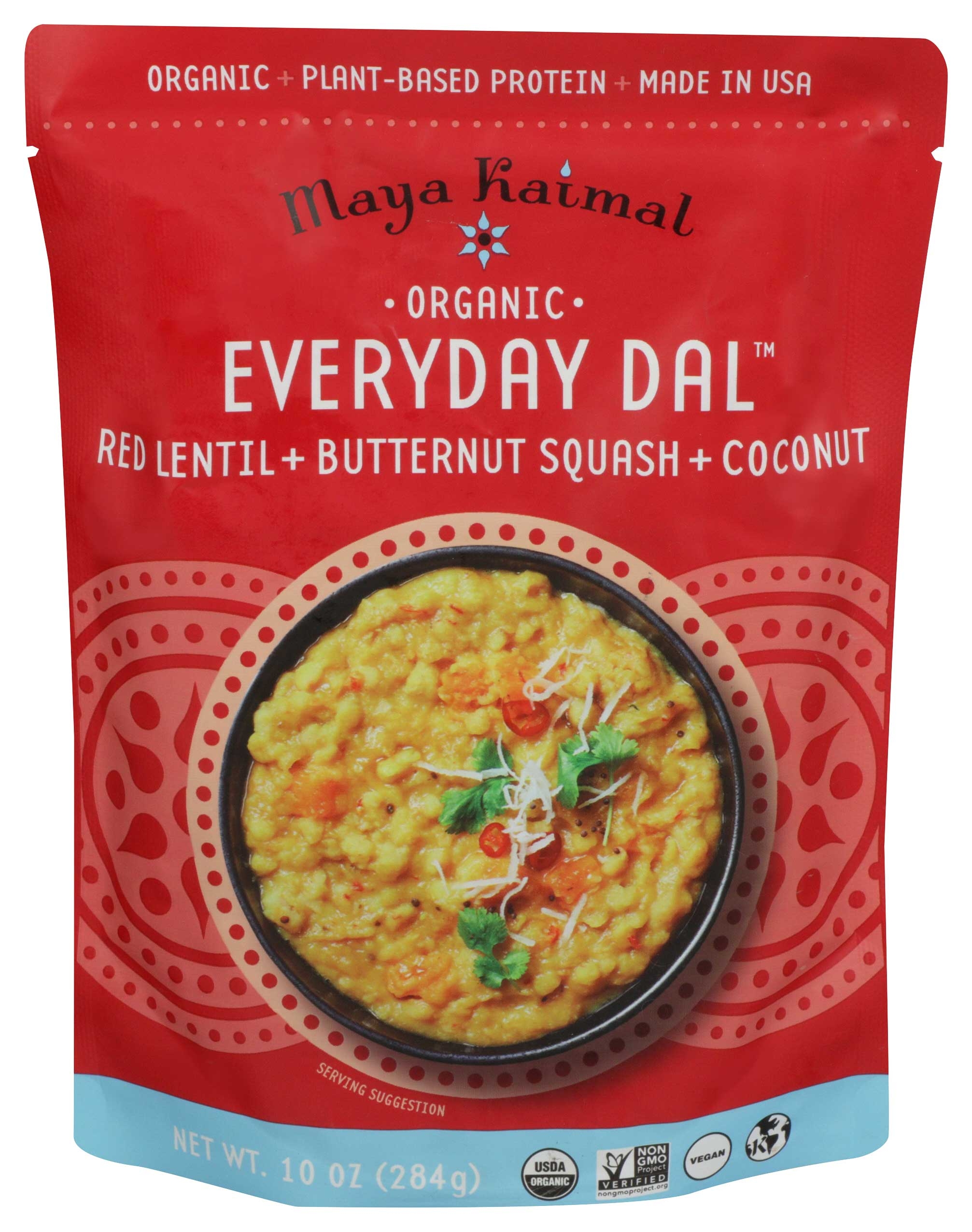 Maya Kaimal Red Lentil Butternut Squash Coconut Everyday Dal, 10 Ounce -- 6 per case
