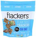 Doctor In The Kitchen Flackers Organic Sea Salt Flax Seed Cracker, 5 ounce -- 6 per case