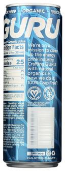 Guru Organic Yerba Mate Energy Drink, 12 Fluid Ounce -- 24 per case