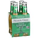 Fever Tree Premium Ginger Ale Soda, 6.8 Fluid Ounce - 4 per pack -- 6 packs per case.