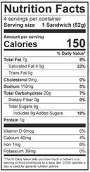 Jolly Llama Premium Vanilla Sandwich, 4 count -- 8 per case