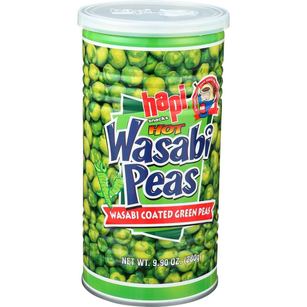 Hapi Hot Wasabi Green Peas, 9.9 Ounce Can -- 12 per case