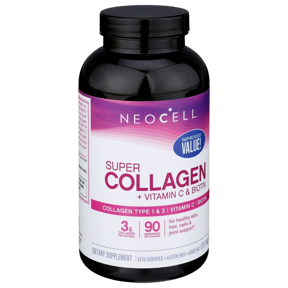 Neocell Super Collagen Plus Vitamin C And Biotin Dietary Supplement, 270 Count