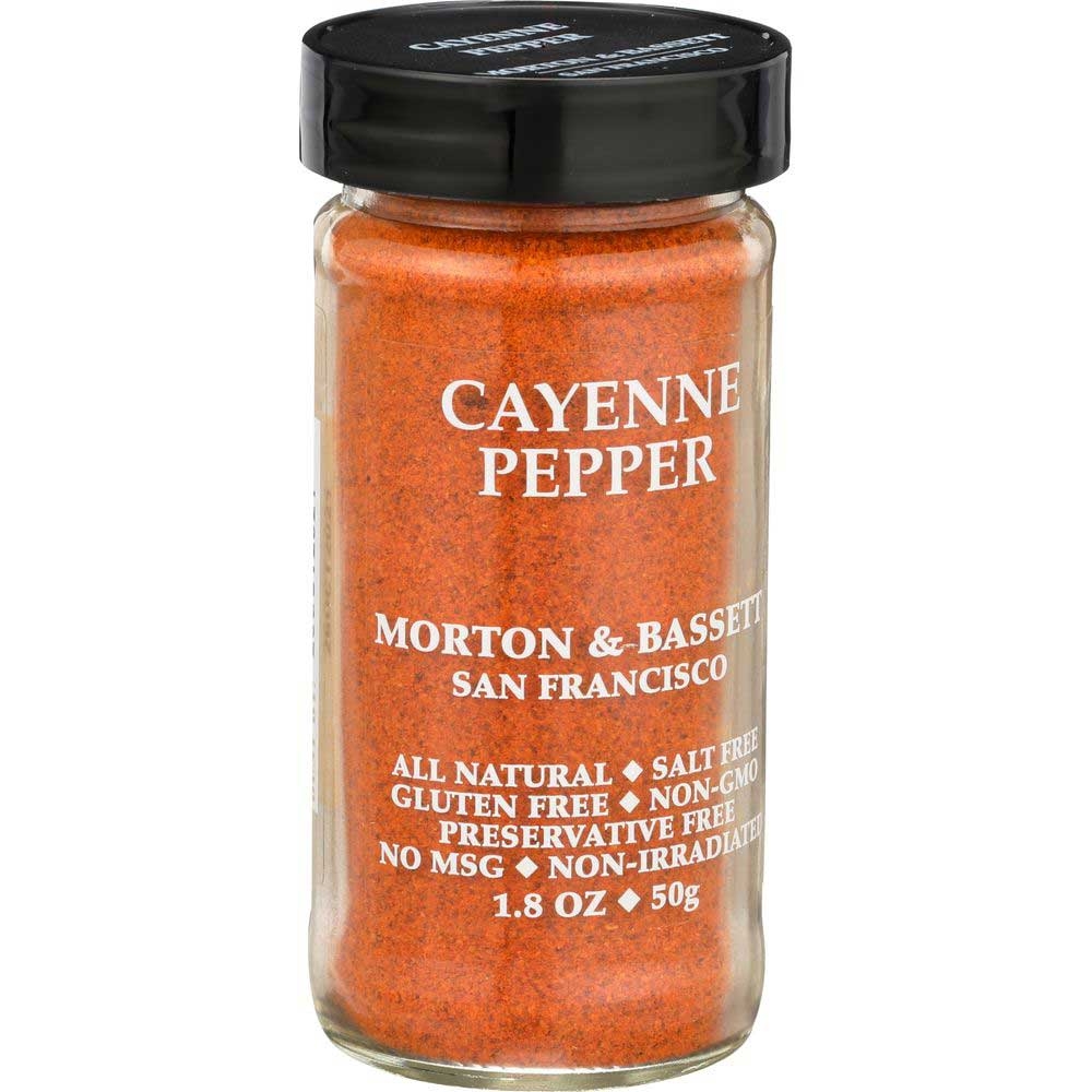 Morton And Bassett Cayenne Pepper Seasoning, 1.6 Ounce -- 3 per case.