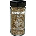Morton and Bassett Spices Organic Basil, 0.8 Ounce -- 3 per case