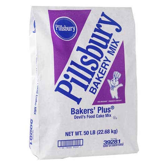 Pillsbury Devils Food Cake Mix, 50 Pound