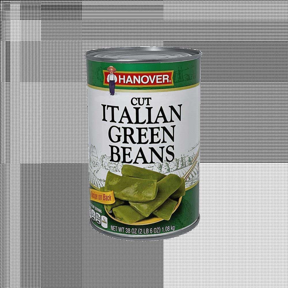 Hanover Cut Italian Green Beans, 38 Ounce -- 12 per case