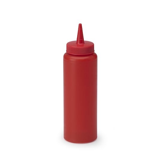 Vollrath Squeeze Dispensers, Red, 12 Ounce -- 12 Per Case