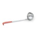 Heavy Duty Ladles With Kool-Touch, 18-8 Stainless Steel ,Orange Color, Capacity 8 Ounce.