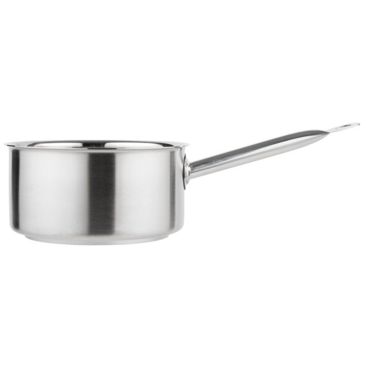 Intrigue Stainless Steel Sauce Pans, Heavy-Duty 18-8Stainless Steel, Mirror Finish, Capacity 3 1/4 qt.,Gauge 18