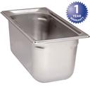 Vollrath 90362 Super Pan 3 Stainless Steel Third Size Steam Table Pan, 6 inch Deep