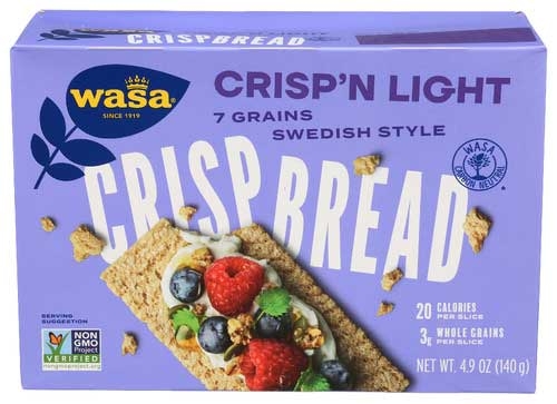 Wasa Crisp'n Light 7 Grain Crispbreads, 4.9 Ounce -- 10 Per Case