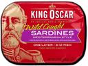 King Oscar Mediterranean Style Brisling Sardines with Extra Virgin Olive Oil, 3.75 Ounce -- 12 per case