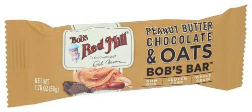 Bob's Red Mill Peanut Butter Chocolate And Oats Bar, 1.76 Ounce -- 12 Per Case