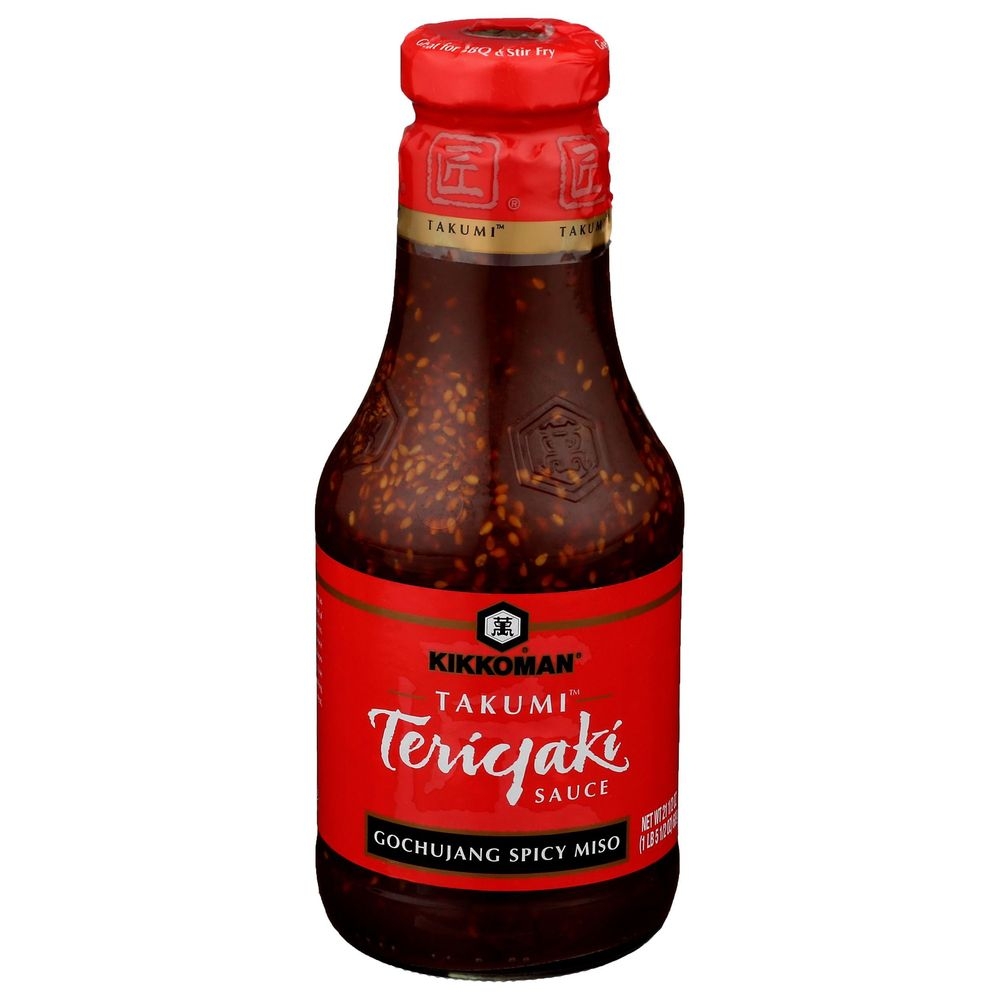 Kikkoman Takumi Gochujang Spicy Miso Teriyaki Sauce, 21.5 Ounce -- 6 per case