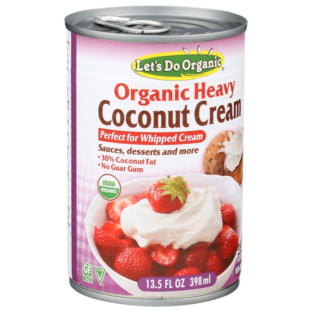 Let's Do Organic Heavy Coconut Cream, 13.5 Ounce -- 12 Per Case