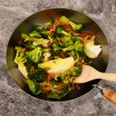 Joyce Chen Classic Series Carbon Steel Stir Fry Pan with Birch Handle, 12 inch