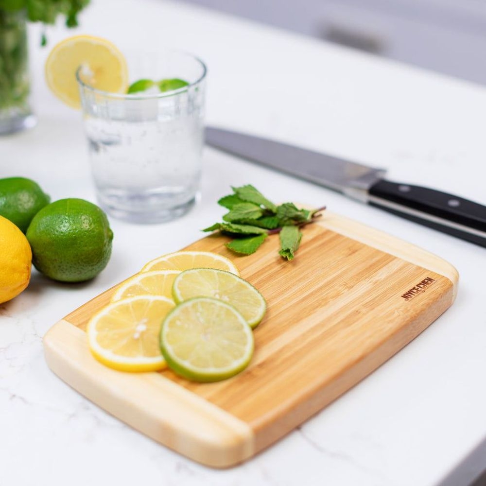 Joyce Chen Small Burnished Bamboo Cutting Board, 6 x 9 inch