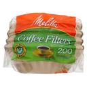 Melitta 8-12 Cup Natural Brown Coffee Filter, 200 count -- 6 per case