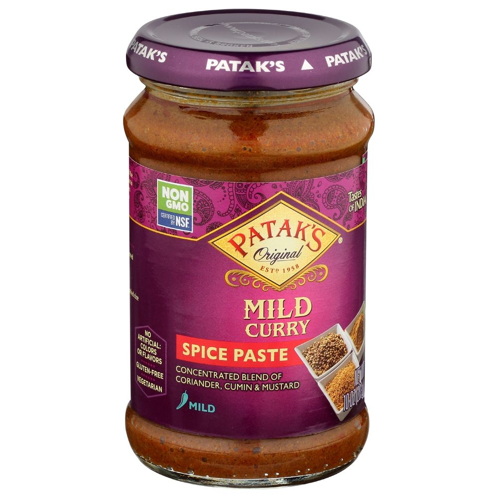 Pataks Mild Curry Paste, 10 Ounce -- 6 per case