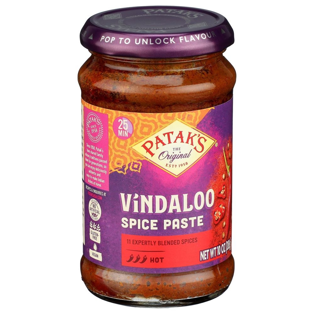 Pataks Vindaloo Spice Paste, 10 Ounce -- 6 per case