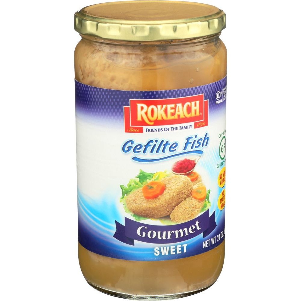 Rokeach Premium Gefilte Fish, 24 Ounce -- 12 per case