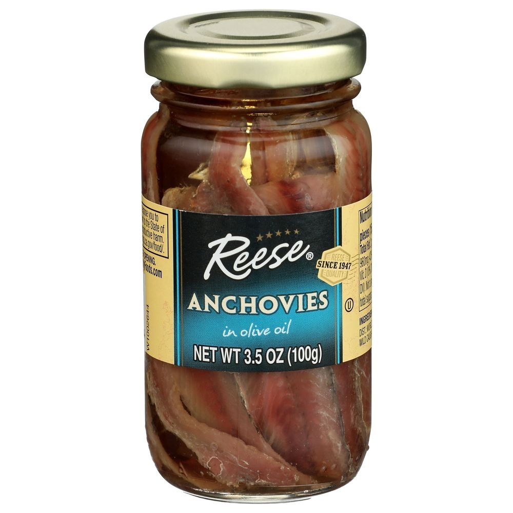 Reese Anchovies in Olive Oil, 3.5 Ounce -- 12 per case