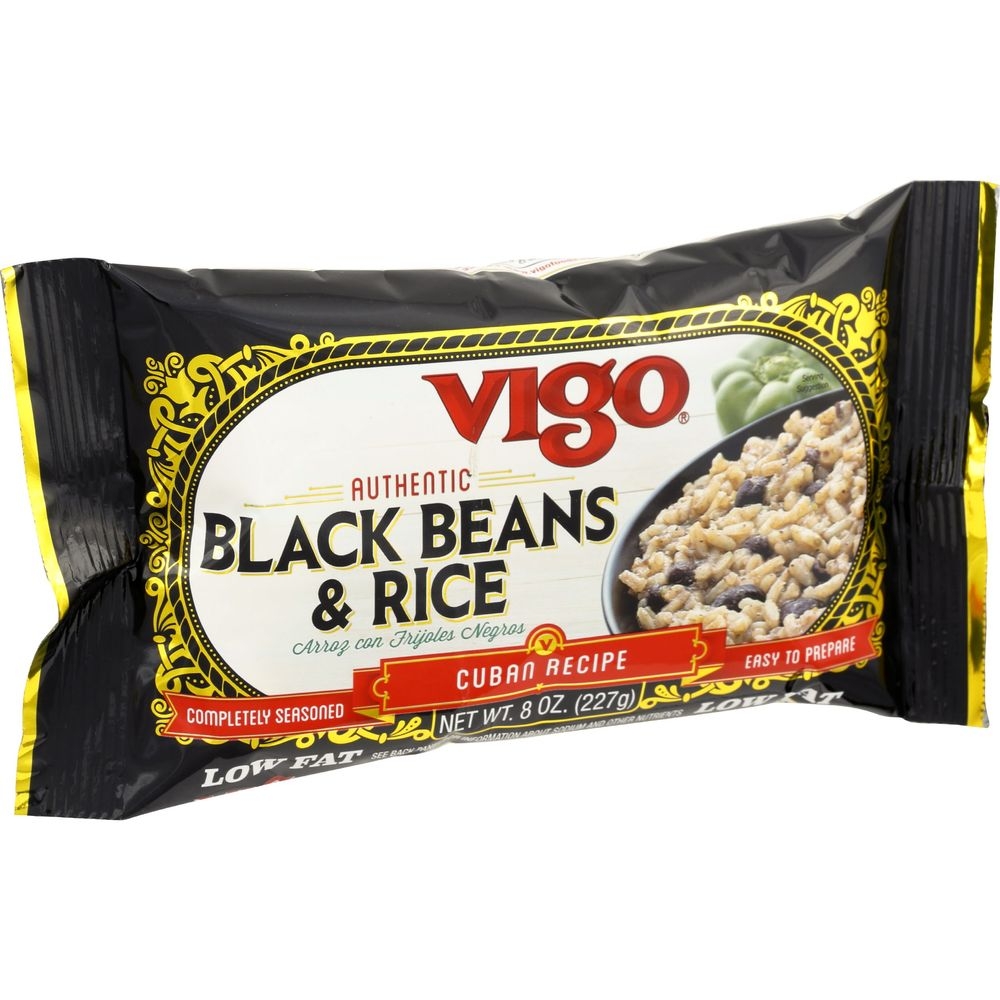 Vigo Black Beans And Rice, 8 Ounce -- 12 Per Case