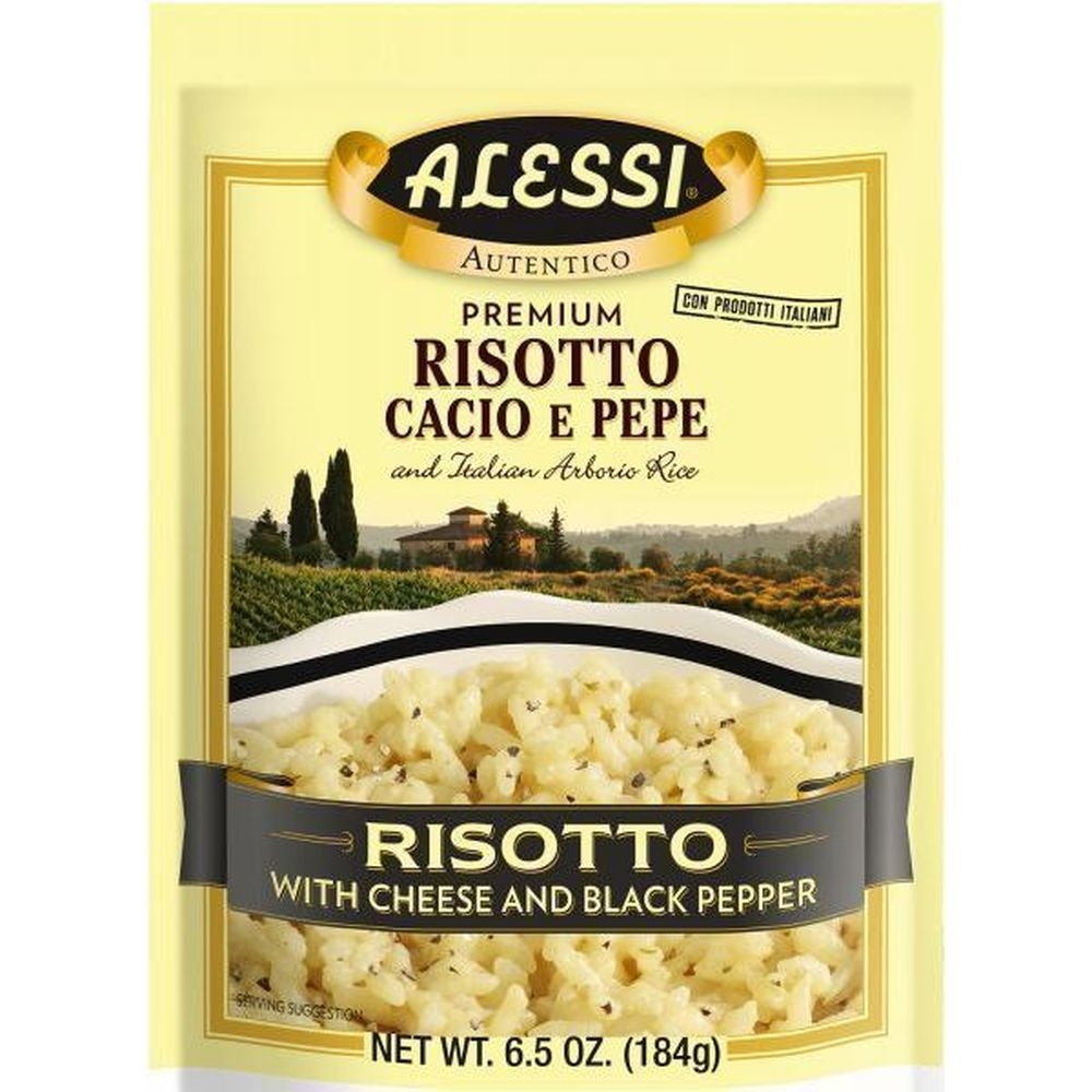 Alessi Risoto With Cheese Black Pepper, 6.5 Ounce -- 6 Per Case
