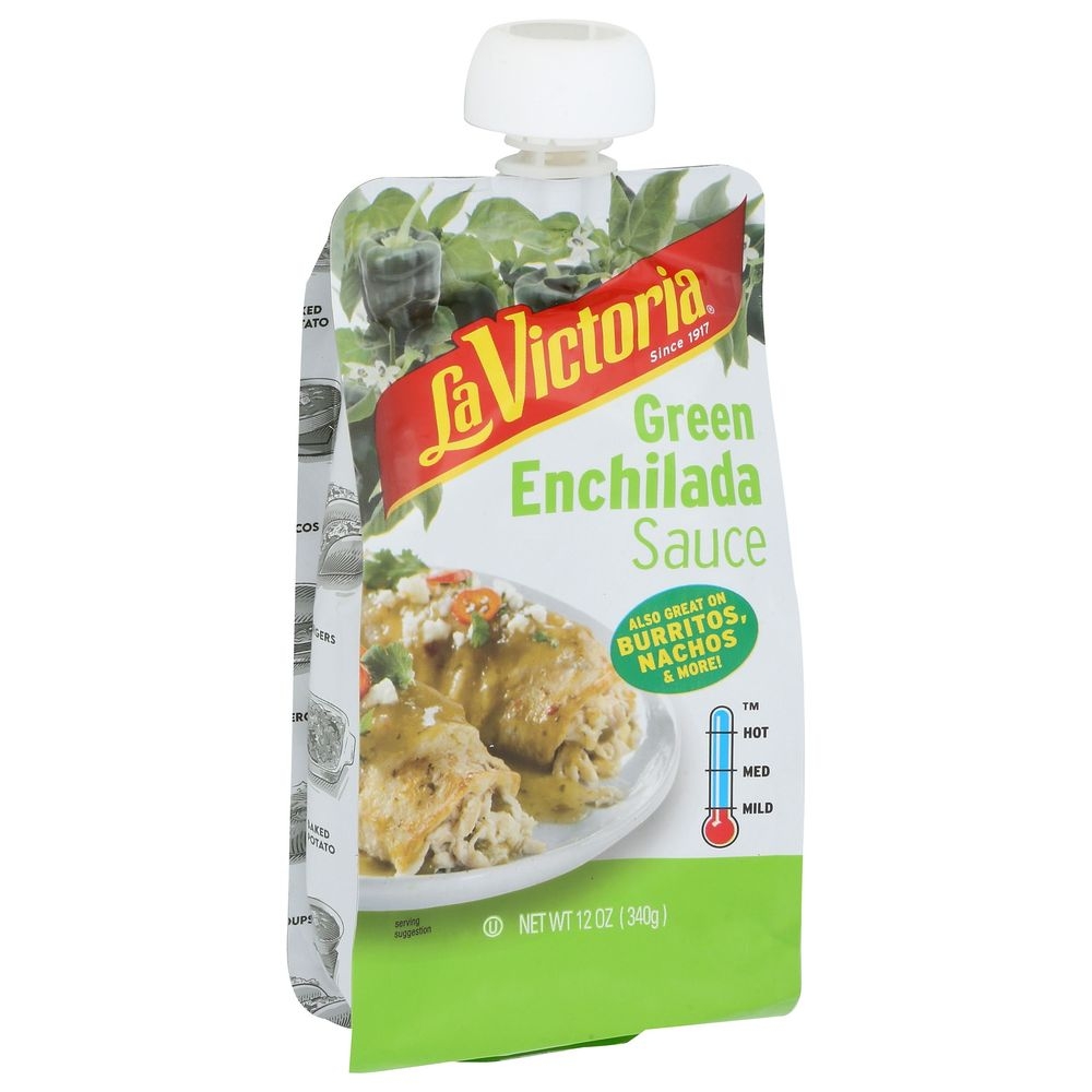 La Victoria Mild Green Enchilada Sauce, 12 Ounce Pouch -- 6 per case