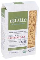 Delallo Organic Semolina Gemelli Pasta, 16 Ounce -- 8 per case