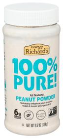 Crazy Richards Pure Peanut Powder, 6.5 Ounce -- 6 per case