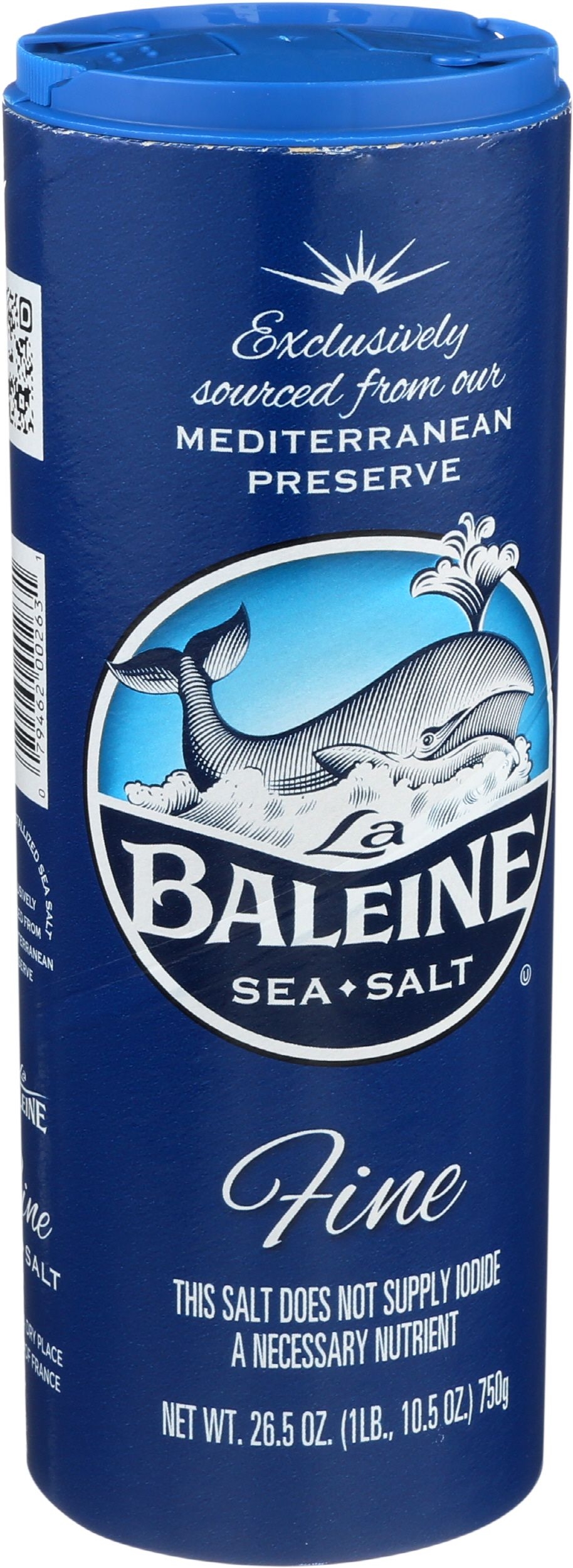 La Baleine Fine Sea Salt, 26.5 Ounce -- 12 per case