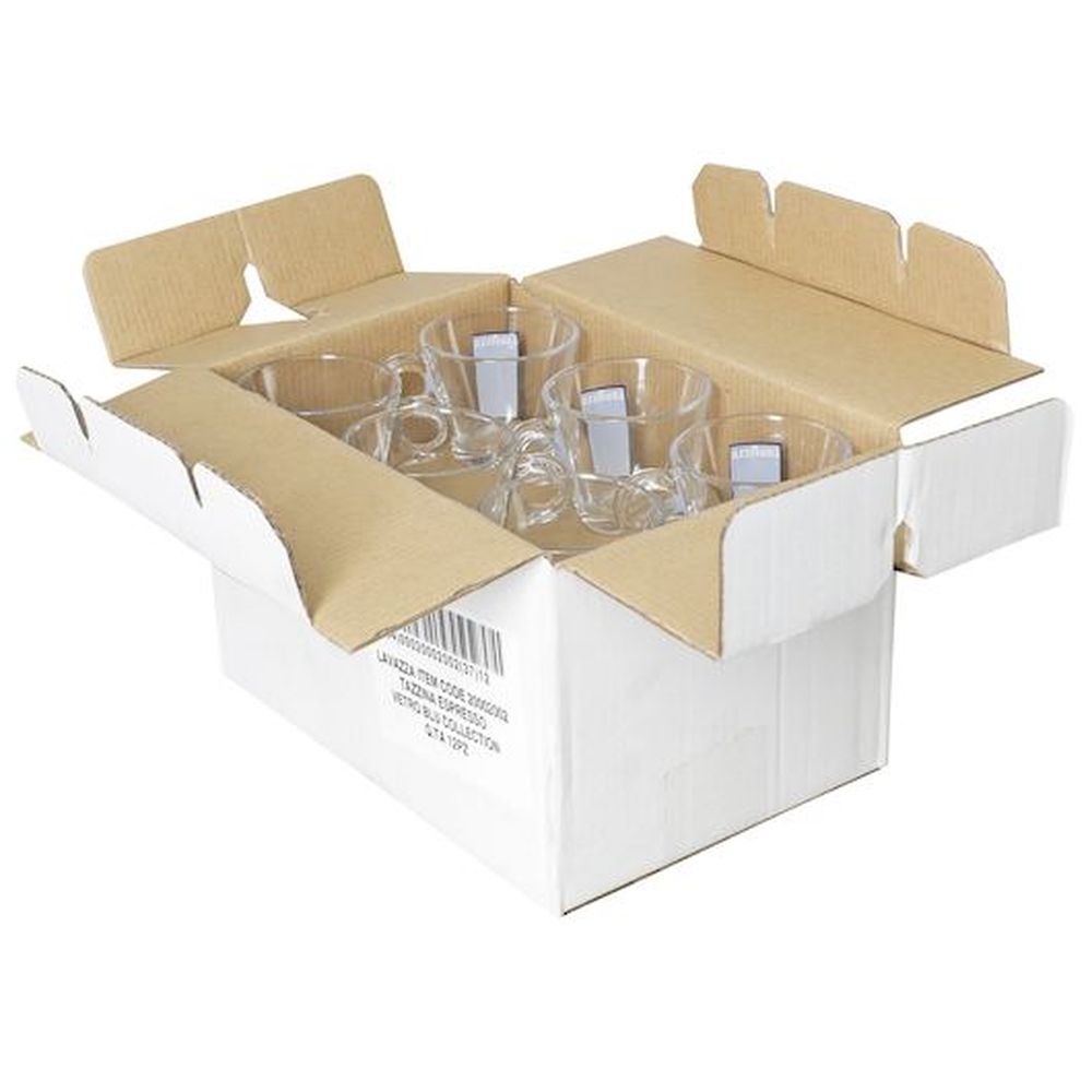 Lavazza Blue Collection Glass Espresso Cup, 12 Count