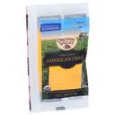 Organic Valley Yellow American Cheese Slice, 6 Ounce -- 12 per case
