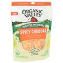 Organic Valley Flavor Favorites Thick Cut Spicy Cheddar Slices, 6 Ounce -- 12 per case