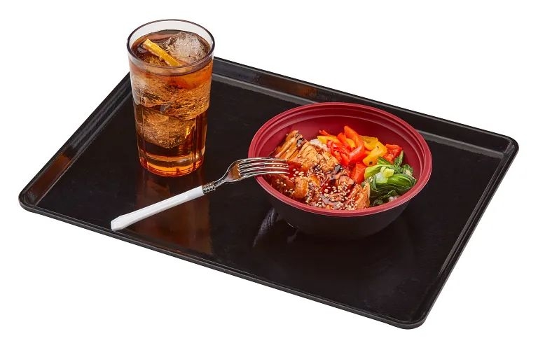 Cambro Dietary Tray, Black, 12 x 16 inch -- 12 per case.