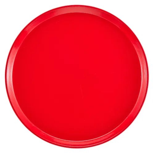 Cambro Round Serving Camtray, Cambro Red, 12 inch -- 12 per case.