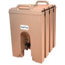 Camtainer Insulated Beverage Camtainer Dispenser, Coffee Beige, 10 Gallon.