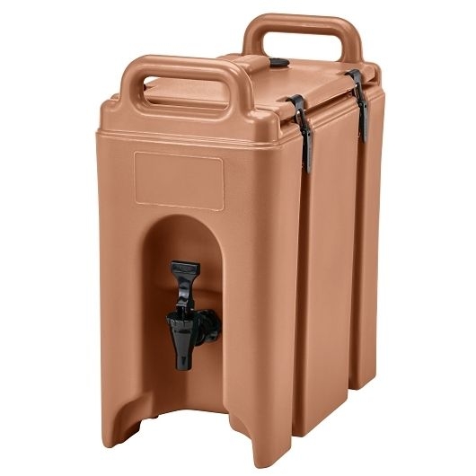 Camtainer Insulated Beverage Dispenser, Coffee Beige, 2 1/2 Gallon.
