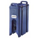 Camtainer Plastic Insulated Beverage Dispenser, Navy Blue, 5 1/2 Gallon.