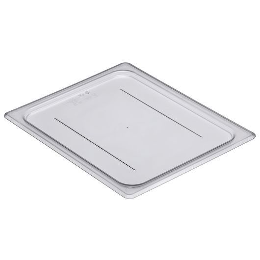 Cambro Camwear Clear Polycarbonate 1/2 Size Flat Cover For Gn 1/2 Food Pan, 10 7?16 X 12 3?4 Inch -- 6 Per Case