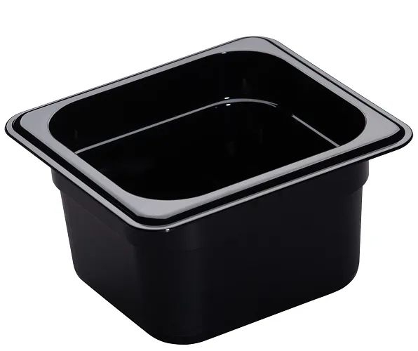 Cambro H-pan Black Gn 1/1 Full Size 13.7 Quart High Heat Food Pan, 12 3/4 X 20 7/8 X 4 Inch -- 6 Per Case