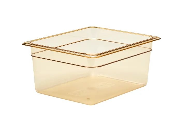 Cambro H-pan Amber Gn 1/4 Fourth Size 1.8 Quart High Heat Food Pan, 6 3/8 X 10 7/16 X 2 1/2 Inch -- 6 Per Case
