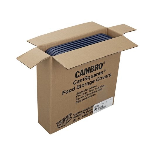 Midnight Blue 12/18/22 Qt Camsquare Container Cover -- 6 per case